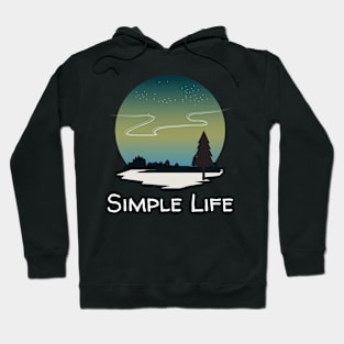 Simple Life - Northern Sky Hoodie